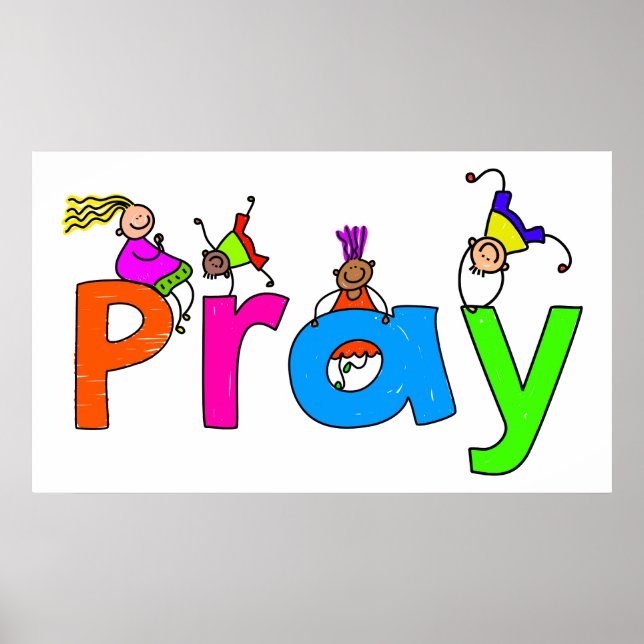 Pray Kids Poster (Framsidan)