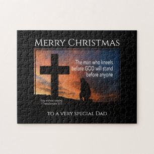 Pray MAN VEM KÄNNER FÖRE GOD PAPPA Jul Pussel