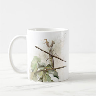 Pray Mantis vattenfärg Kaffemugg