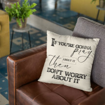 Pray och oroa inte kristen Faith Inspirational