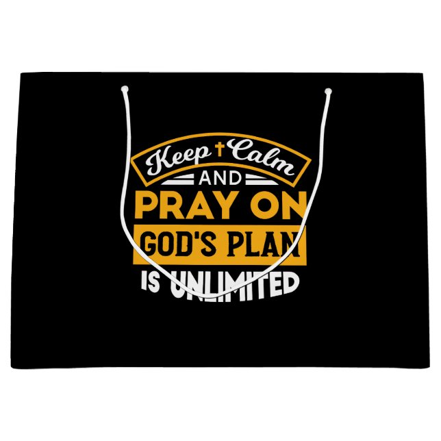 Pray On and Trust God's Unlimited Plan Faith-based (Framsidan)