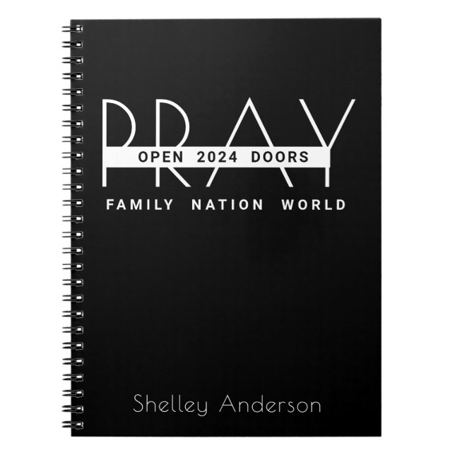 Pray Open Doors 2024 Anteckningsbok (Framsidan)