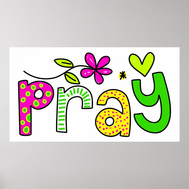 Pray Poster (Framsidan)