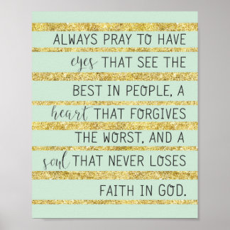 Pray Poster