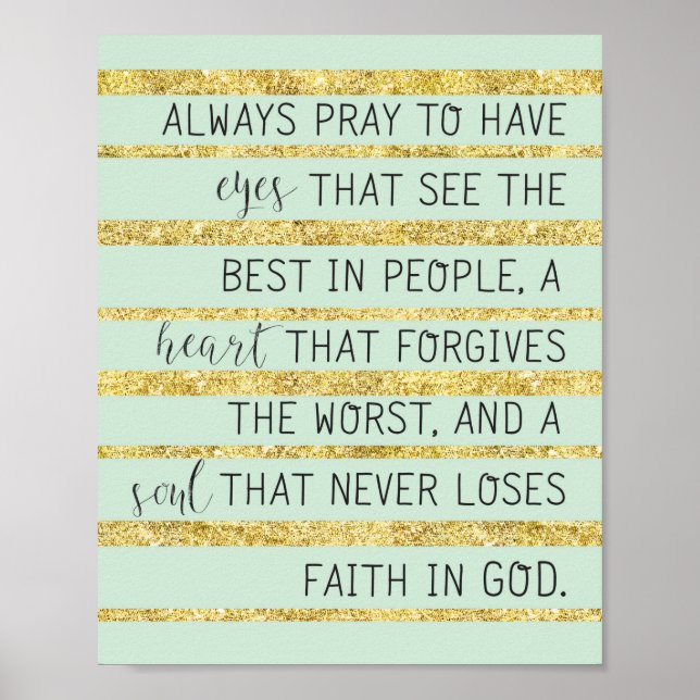 Pray Poster (Framsidan)