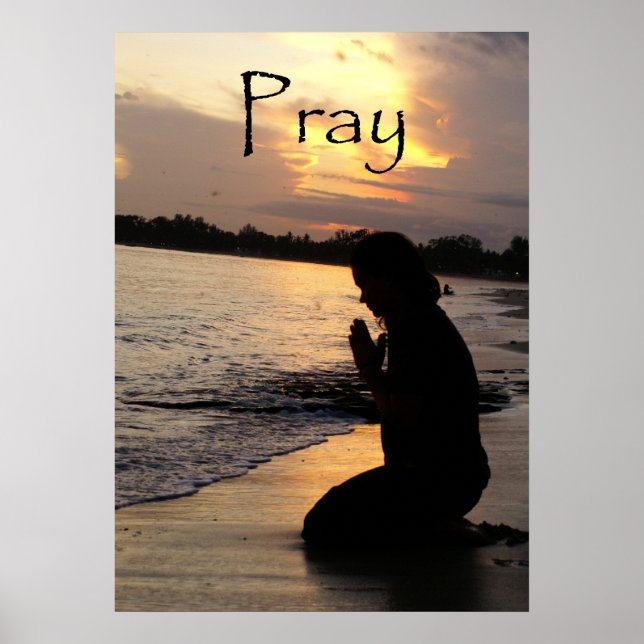 "Pray" poster (Framsidan)