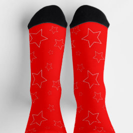 Pray Red Stars Crew Socks för paket