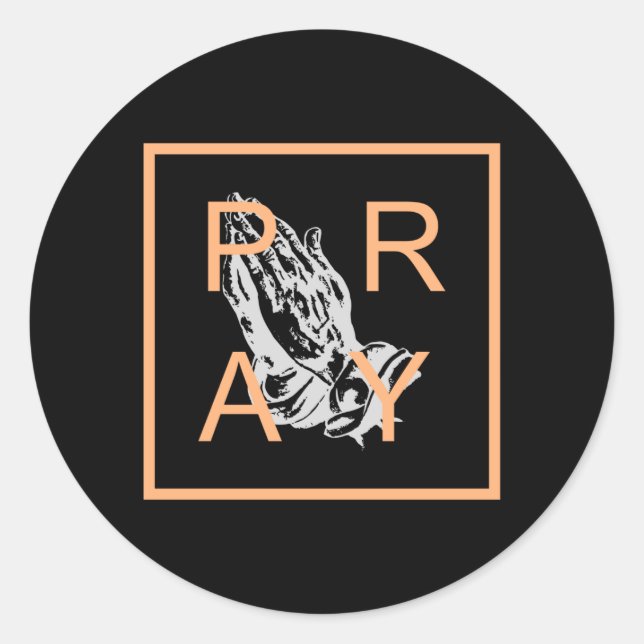 PRAY RUNT KLISTERMÄRKE (Framsida)