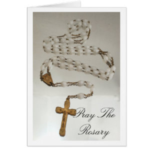 Pray the Rosary Hälsningskort