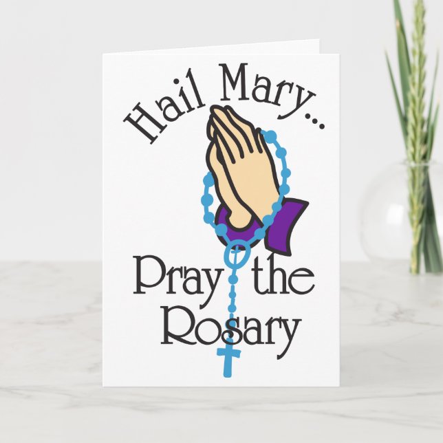 Pray the Rosary Kort (Framsida)