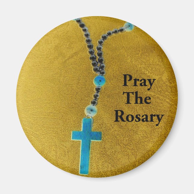 PRAY THE ROSARY MAGNET (Framsidan)