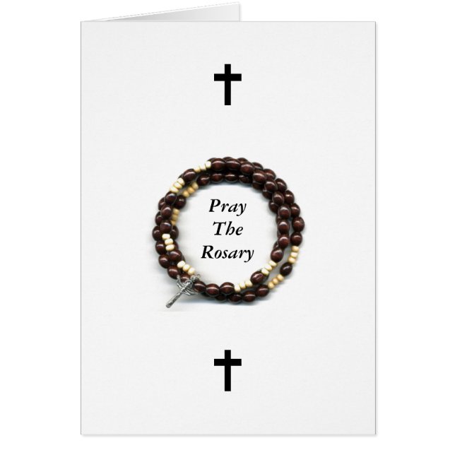 Pray the Rosary OBS Kort (Framsidan)