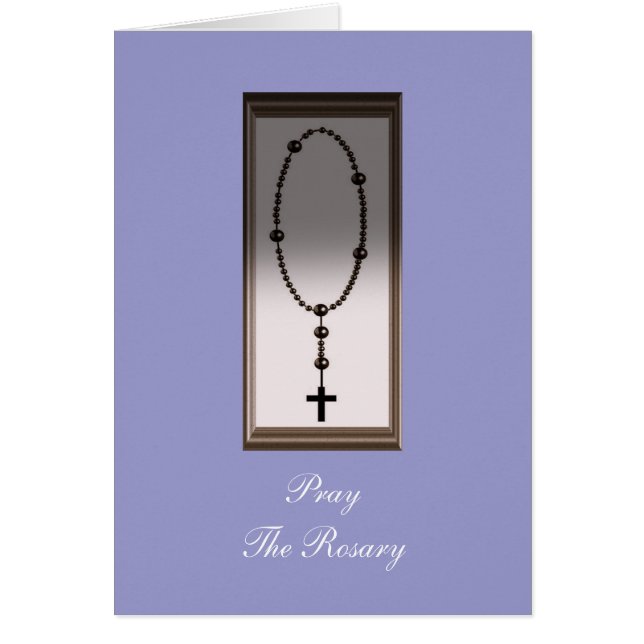 Pray the Rosary OBS Kort (Framsidan)