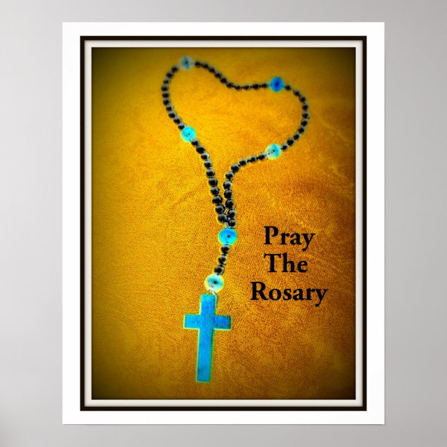 Pray the Rosary Poster (Framsidan)