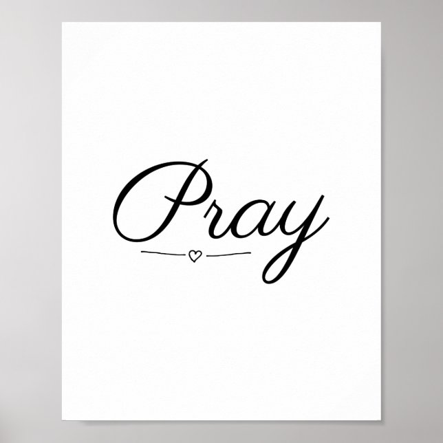 Pray, tro, skript poster (Framsidan)