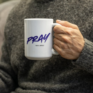 Pray.Trust.Repetera Kaffemugg