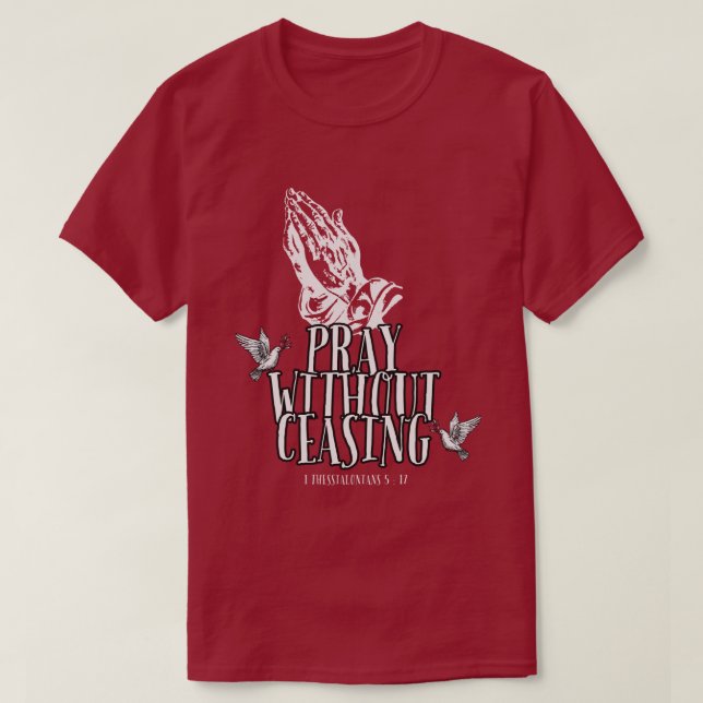 PRAY UTAN ATT AVSLUTAS T SHIRT (Design framsida)