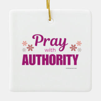 Pray with Authority, Julgransprydnad Keramik