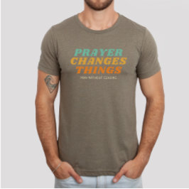 Pray without Ceasing Bible Verse Christian T Shirt