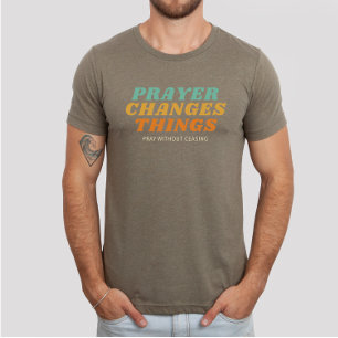 Pray without Ceasing Bible Verse Christian T Shirt