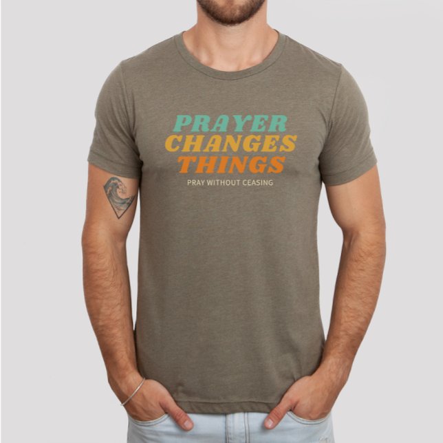 Pray without Ceasing Bible Verse Christian T Shirt (Skapare uppladdad)