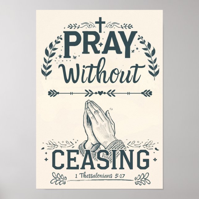 Pray without Ceasing Poster (Framsidan)