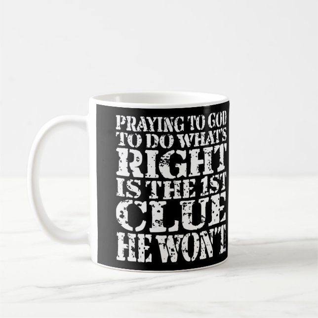 Prayer 101-  kaffemugg (Vänster)