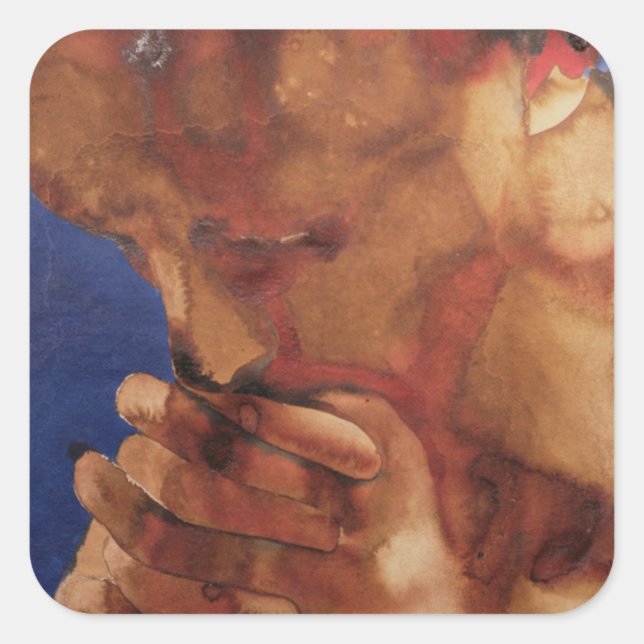 Prayer 1981 fyrkantigt klistermärke (Framsida)