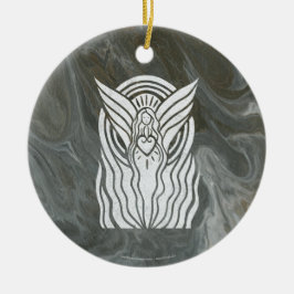 Prayer Angel Julgransprydnad Keramik