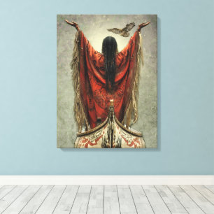 Prayer - arbetsytan canvastryck