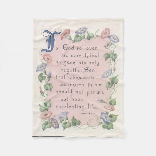 Prayer baby Fleece Blanket (Framsidan)