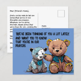Prayer-Bear-vykort Vykort
