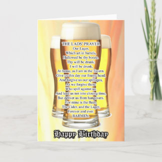 Prayer Birthday Card Kort