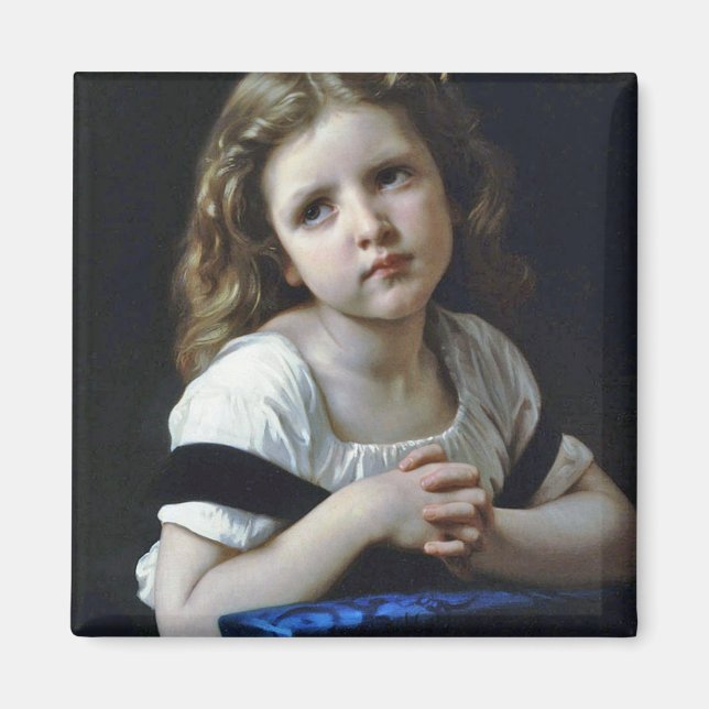 Prayer, Bouguereau Magnet (Framsidan)