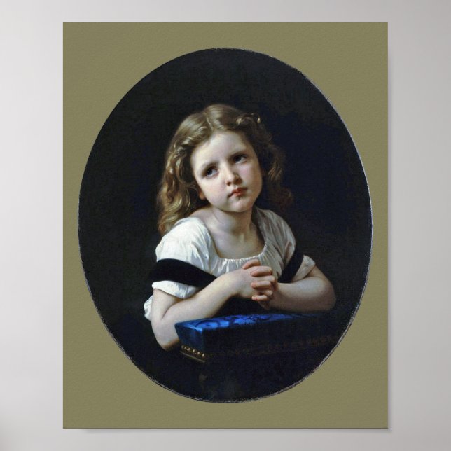 Prayer, Bouguereau Poster (Framsidan)