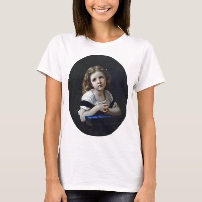 Prayer, Bouguereau T Shirt (Framsida)