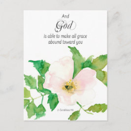 Prayer Card 2 Corinthians Scripture Bible Primrose Vykort