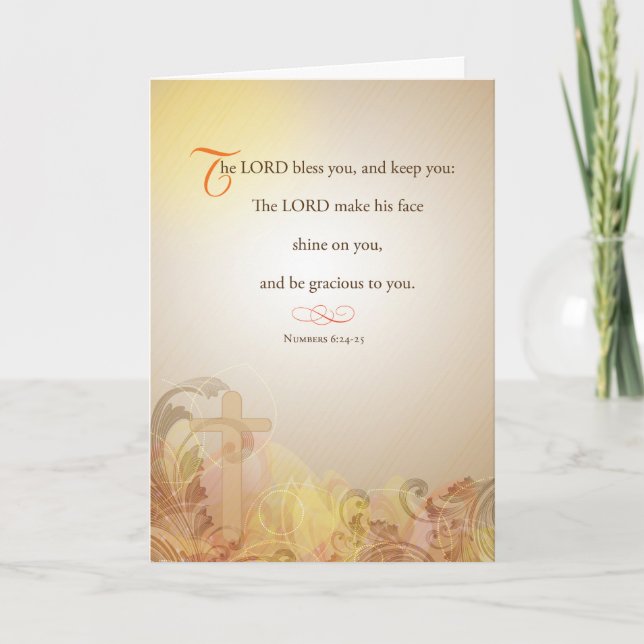 Prayer Card Homless Lord Bless och Behålla Kort (Framsida)