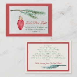 Prayer Card - Personalize - Season of Joy Anteckningskort