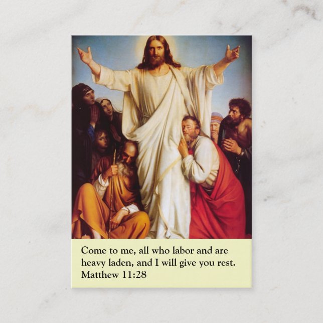 Prayer Card Visitkort (Framsida)