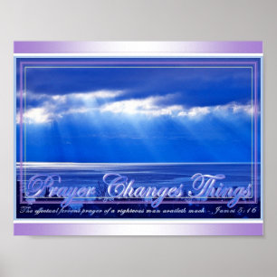 Prayer Changes Sak Poster