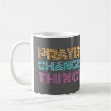 Prayer Changes Sak Retro Colorful Christian