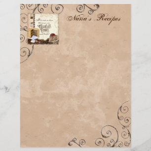 Prayer & Chocolate Womans receptsidor för Binder