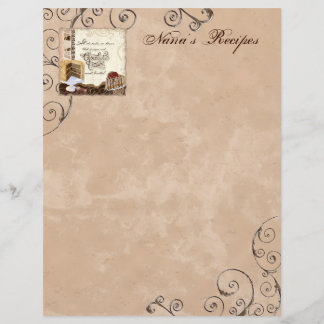 Prayer & Chocolate Womans receptsidor för Binder