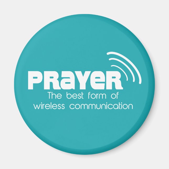 Prayer den bästa formen av kommunikationsmagnet magnet (Framsidan)