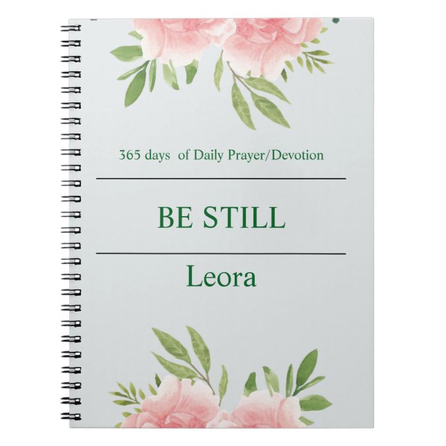 Prayer/ Devotion Anteckningsbok (Framsidan)