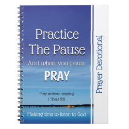 Prayer Devotional PRACTICE PAUSE Journal Anteckningsbok