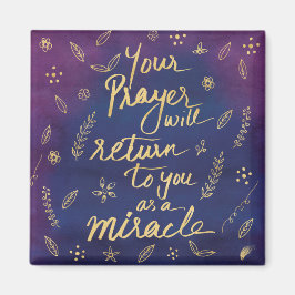 Prayer Faith Miracle Hope-bekräftelse Magnet