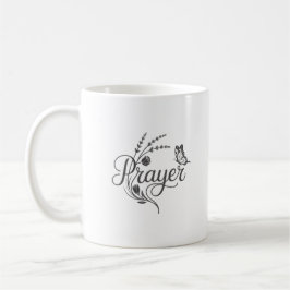 Prayer - Faith och Blommigt Christian Kaffemugg