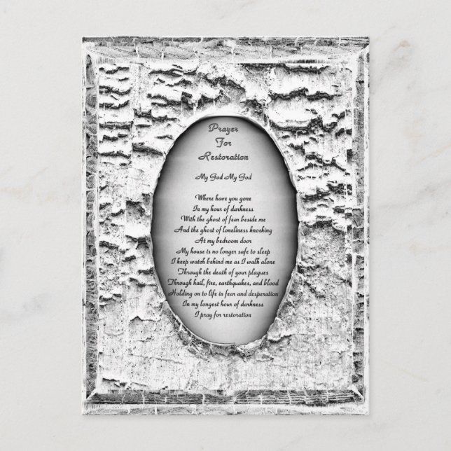 Prayer för återställande vykort (Framsida)